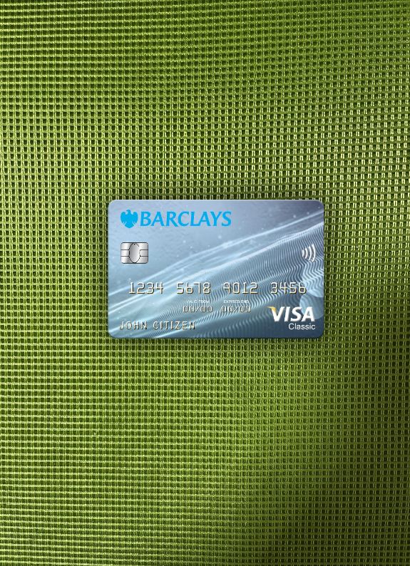 Download United Kingdom Barclays bank visa classic card photolook front Photoshop template